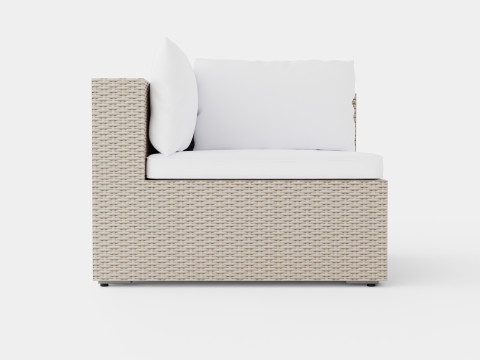 Asker Lounge Corner Chair Model 3D