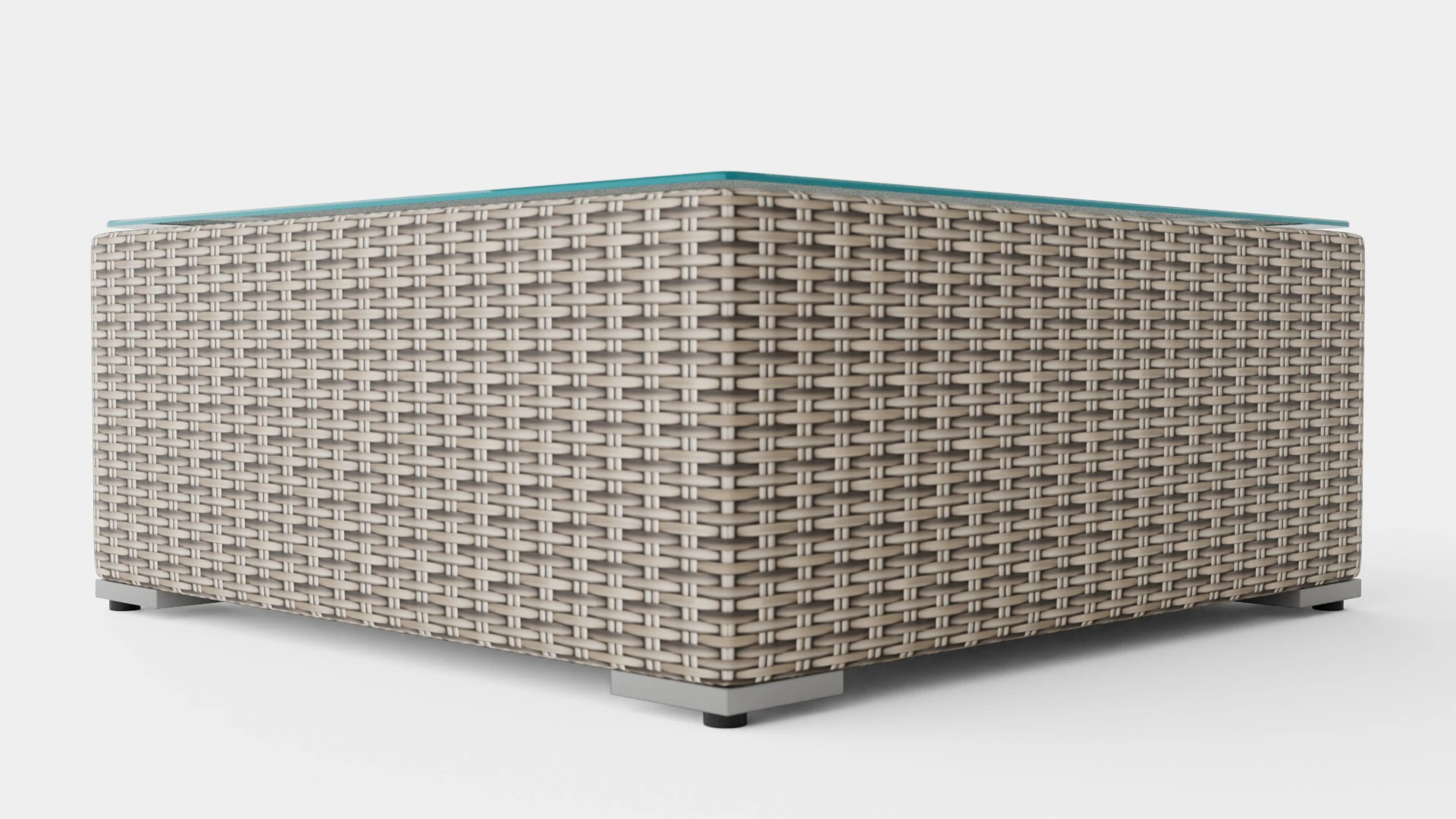Asker Lounge Ottoman 3D Model .c4d .max .obj .3ds .fbx .stl .blend