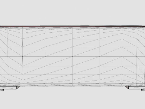 Asker Lounge Ottoman 3D Model