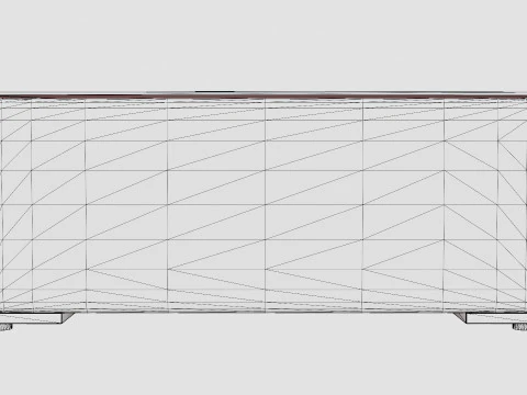 Asker Lounge Ottoman 3D Model