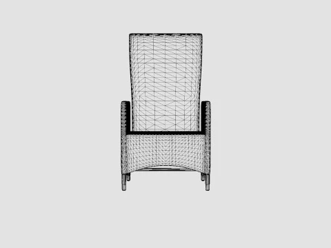 Atlanta Dining Chair 3D Model