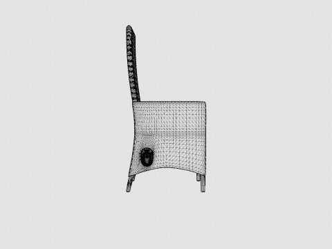 Atlanta Dining Chair 3D Model