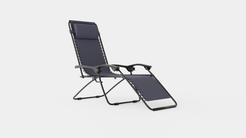 Baden Chair Black 3D Model .c4d .max .obj .3ds .fbx .stl .blend 