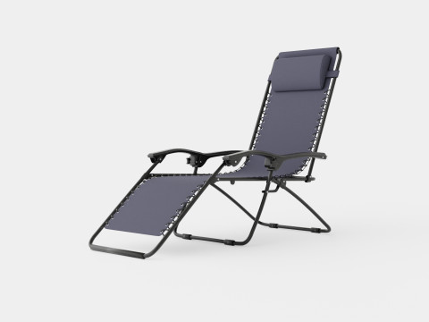 Baden Chair Black 3D Model