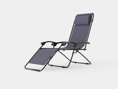 Baden Chair Black 3D Model