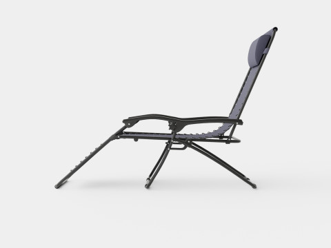 Baden Chair Black 3D Model