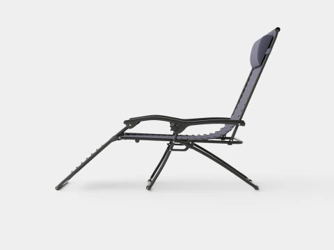 Baden Chair Black 3D Model