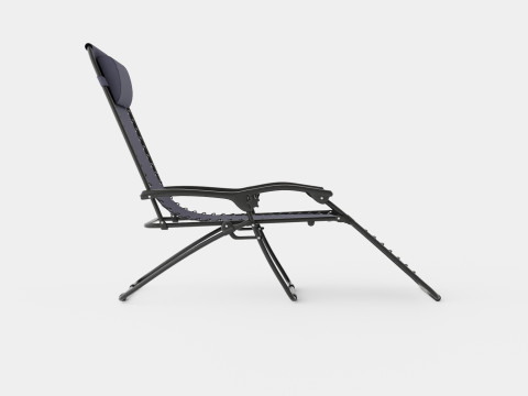 Baden Chair Black 3D Model