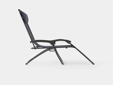 Baden Chair Black 3D Model