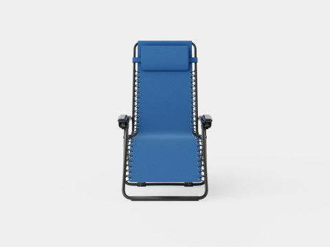 Baden Chair Blue 3D Model