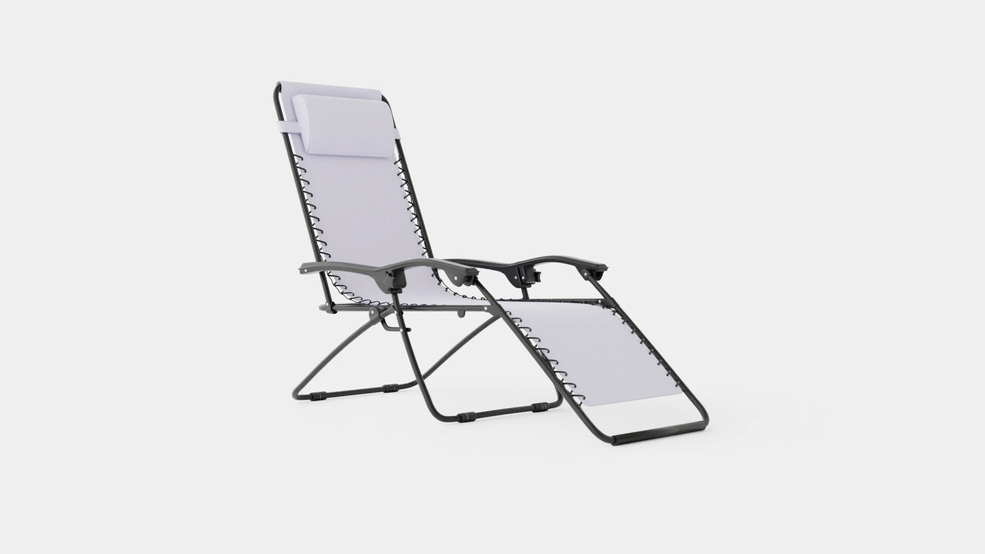 Baden Chair Grey 3D Model .c4d .max .obj .3ds .fbx .stl .blend 