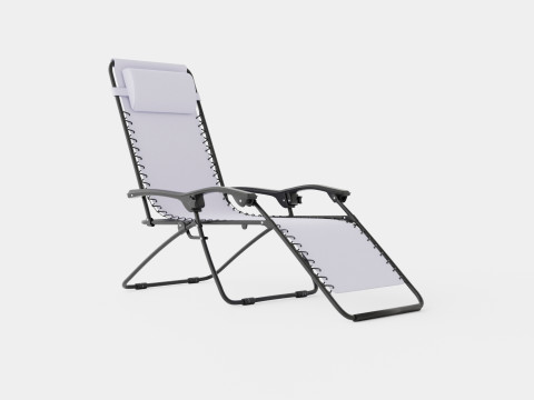 Baden Chair Grey 3D Model