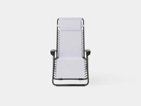 Baden Chair Grey 3D Model