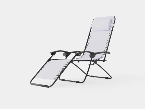 Baden Chair Grey 3D Model