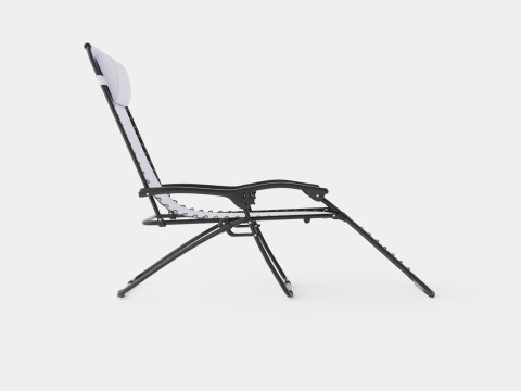 Baden Chair Grey Model 3D