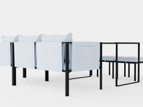 Bertonico Corner Set Modelo 3D