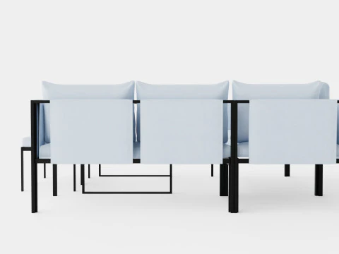 베르토니코 코너 세트 3D 모델