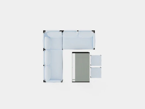 베르토니코 코너 세트 3D 모델