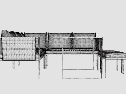Bertonico Corner Set Modelo 3D