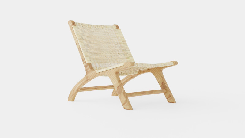 Brianza Lounge Chair 3Dモデル .c4d .max .obj .3ds .fbx .stl .blend 