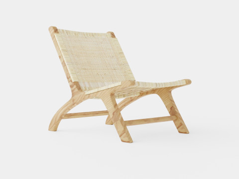 Brianza Lounge Chair 3D Модель