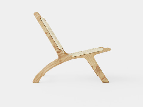 Brianza Lounge Chair 3Dモデル