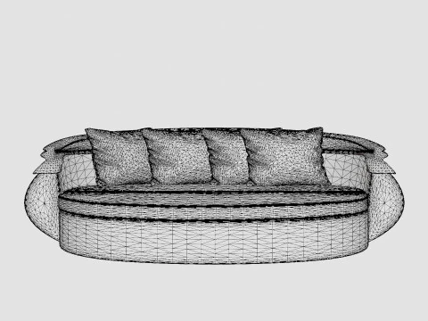 Callao Lounge Sofa 3D Model