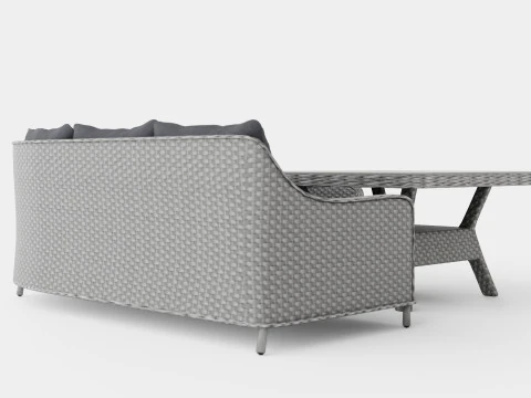 Cannes Corner Set 3D Model