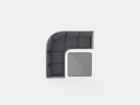Cannes Corner Set 3D Model