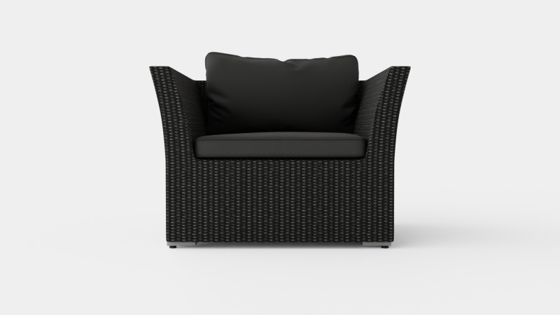 Caracas Lounge Set Chair 3D Model .c4d .max .obj .3ds .fbx .stl .blend