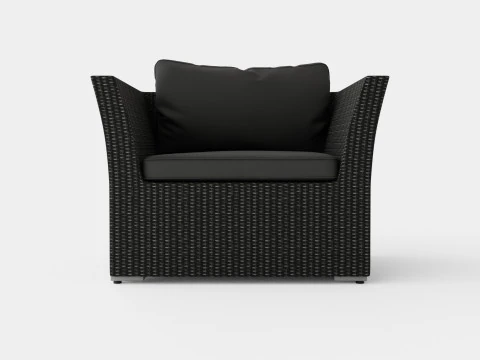 Caracas Lounge Set Chair 3D Model