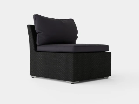 Caracas Lounge Set Corner Mid 3D Модель