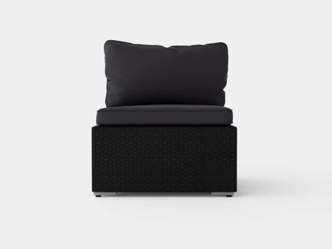 Caracas Lounge Set Corner Mid 3D Model