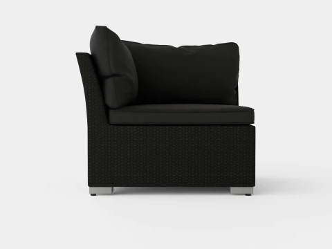 Caracas Lounge Set Corner Sofa 3D Model