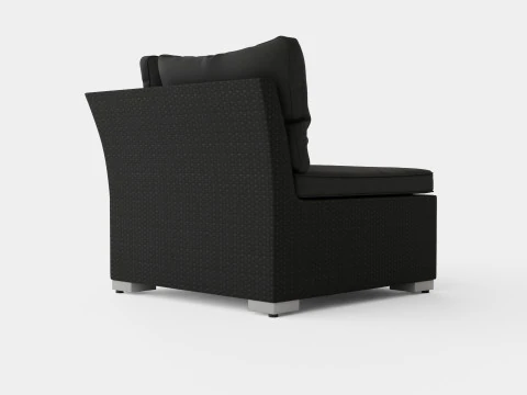 Caracas Lounge Set Corner Sofa 3D Model