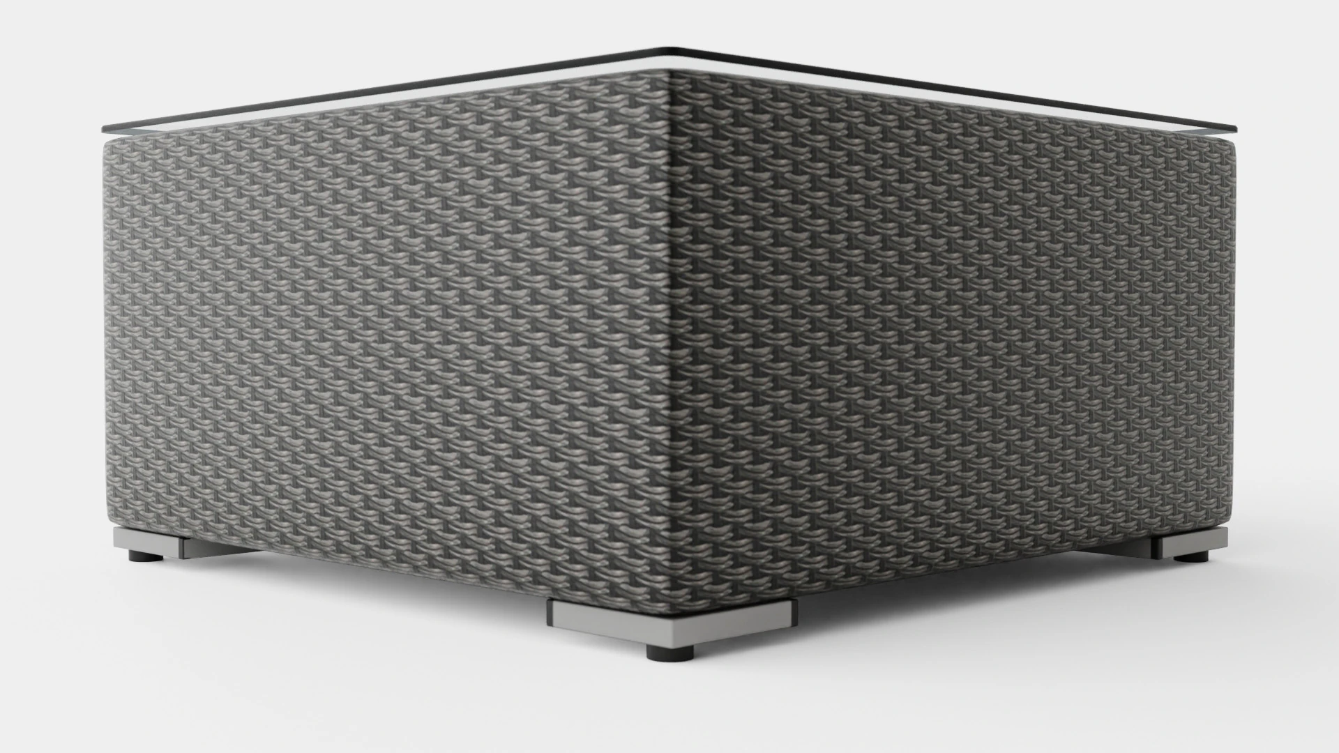 Caracas Lounge Set Ottoman 3D Model .c4d .max .obj .3ds .fbx .stl .blend 