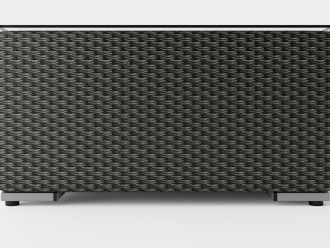 Caracas Lounge Set Ottoman Modello 3D