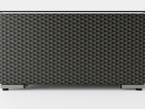 Caracas Lounge Set Ottoman 3D Model