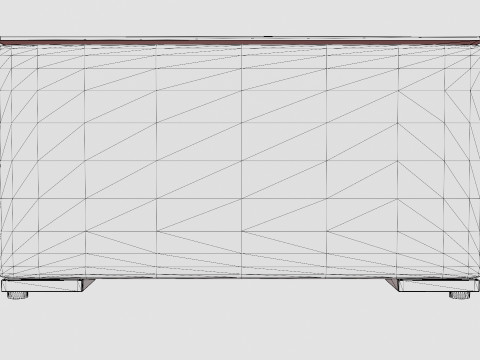 Caracas Lounge Set Ottoman Modello 3D