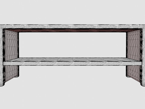 Caracas Lounge Set Table Modello 3D