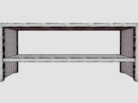 Caracas Lounge Set Table 3D Model
