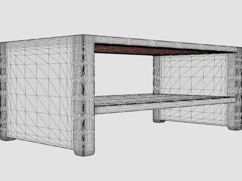 Caracas Lounge Set Table 3D Model