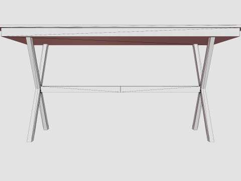 Chelsea Dining Table 3D Model
