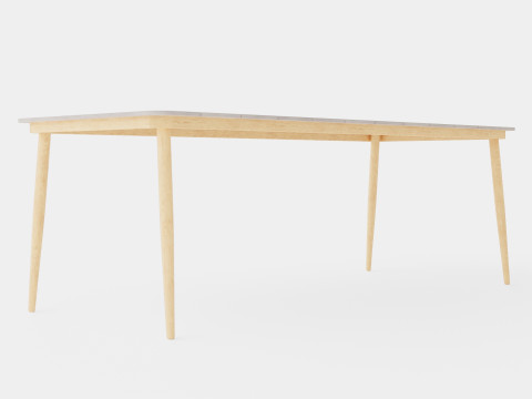Copenhagen Dining Table 3D Модель