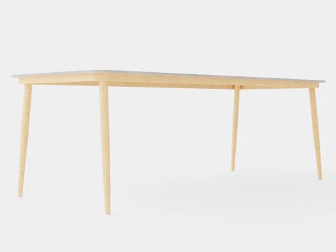 Table &agrave; manger Copenhague Modèle 3D