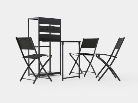 코보 발코니 세트 3D 모델