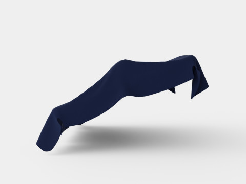 Dalom Roof Extra Navy 3Dモデル