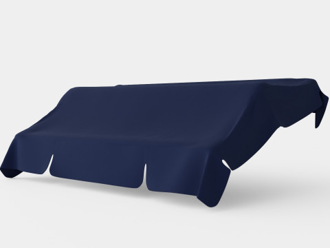 Dalom Roof Extra Navy 3Dモデル