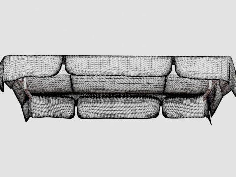 Dalom Roof Extra Sand 3D Model