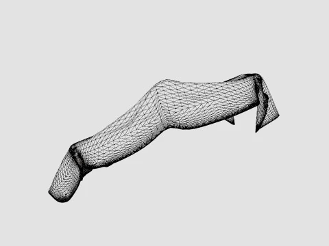 Dalom Roof Extra Sand 3D Model